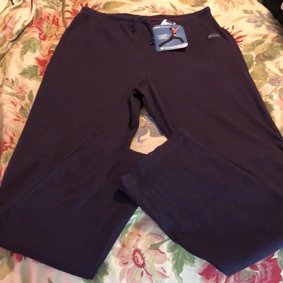 Vtg CHAMPION Size Large Body Balance Dance Pull-On Ribbed Eggplant USA Made NEW - Picture 3 of 15